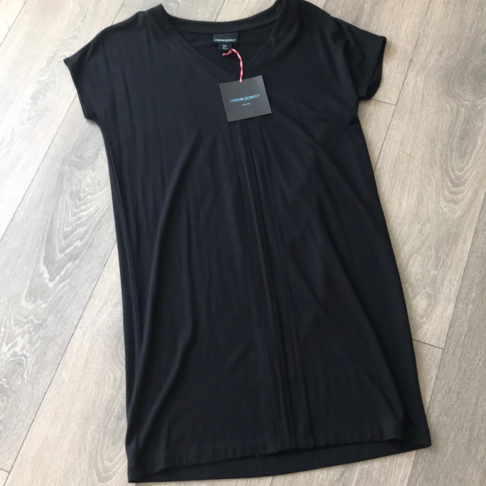 NWT CYNTHIA ROWLEY black dress